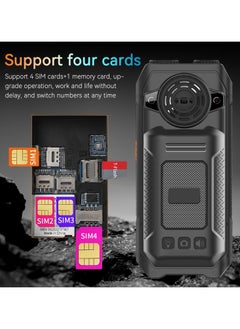 Hope Hope 10000mAh Rugged Mobile Phone with Triple SIM Support, Ultra-Durable Waterproof Cell Phone with Long-Lasting Battery, Built-In Power Bank, and Flashlight  - Image 3