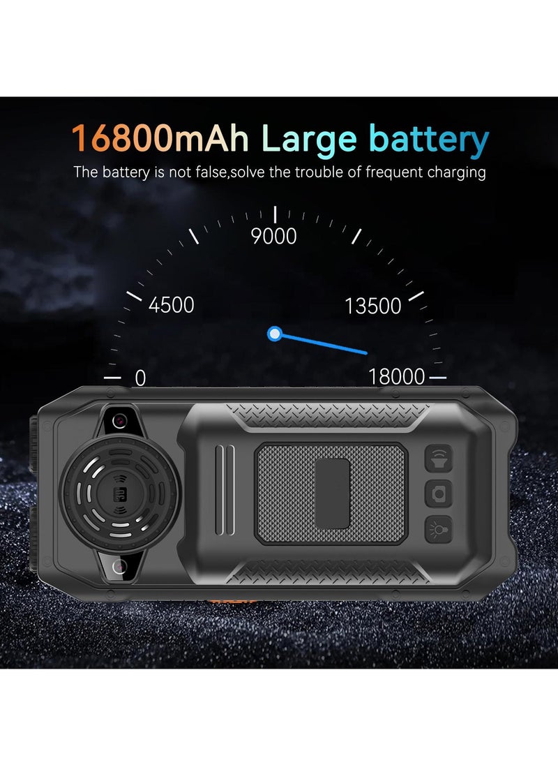 Hope - Hope 10000mAh Rugged Mobile Phone with Triple SIM Support, Ultra-Durable Waterproof Cell Phone with Long-Lasting Battery, Built-In Power Bank, and Flashlight - Image 1