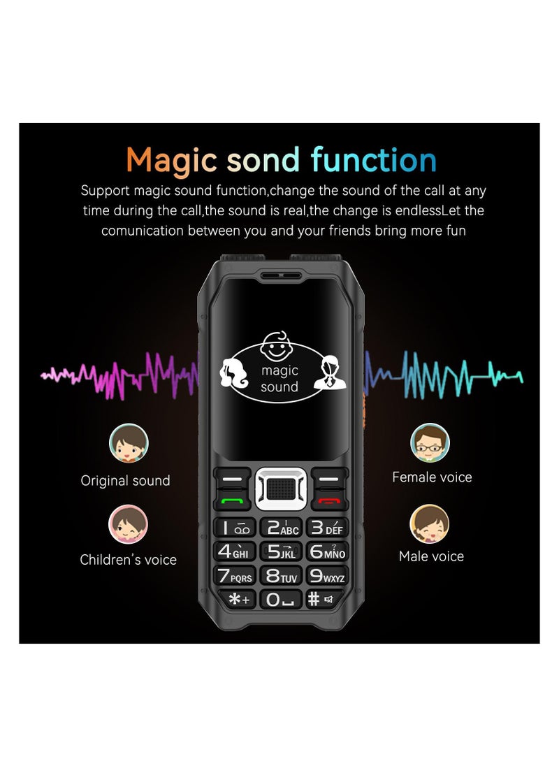 Hope - Hope 10000mAh Rugged Mobile Phone with Triple SIM Support, Ultra-Durable Waterproof Cell Phone with Long-Lasting Battery, Built-In Power Bank, and Flashlight - Image 1