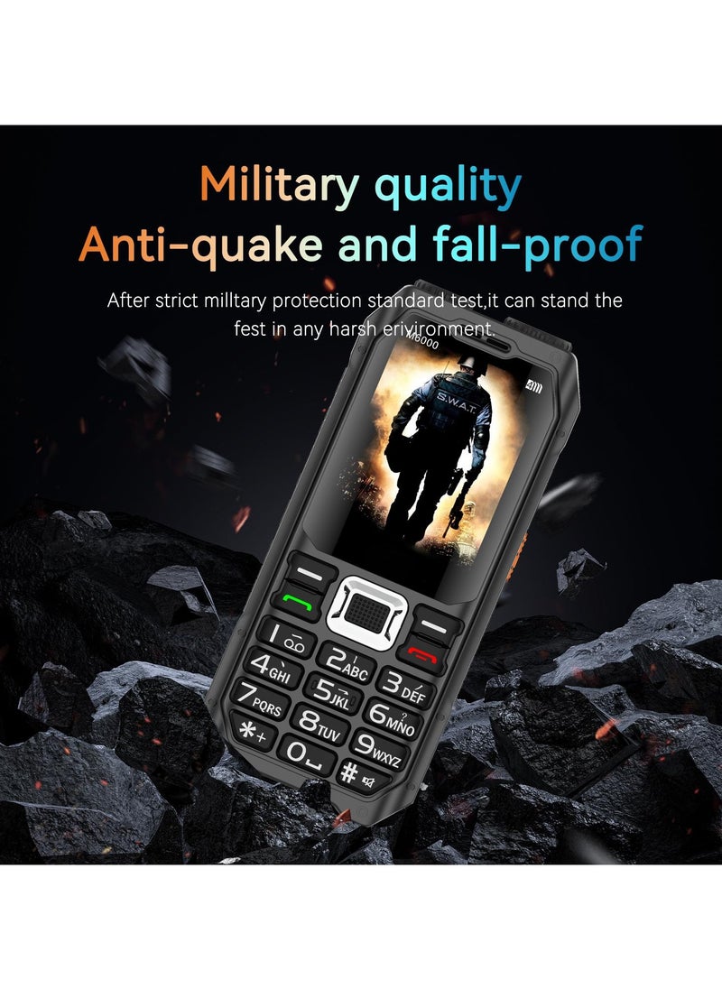 Hope - Hope 10000mAh Rugged Mobile Phone with Triple SIM Support, Ultra-Durable Waterproof Cell Phone with Long-Lasting Battery, Built-In Power Bank, and Flashlight - Image 1