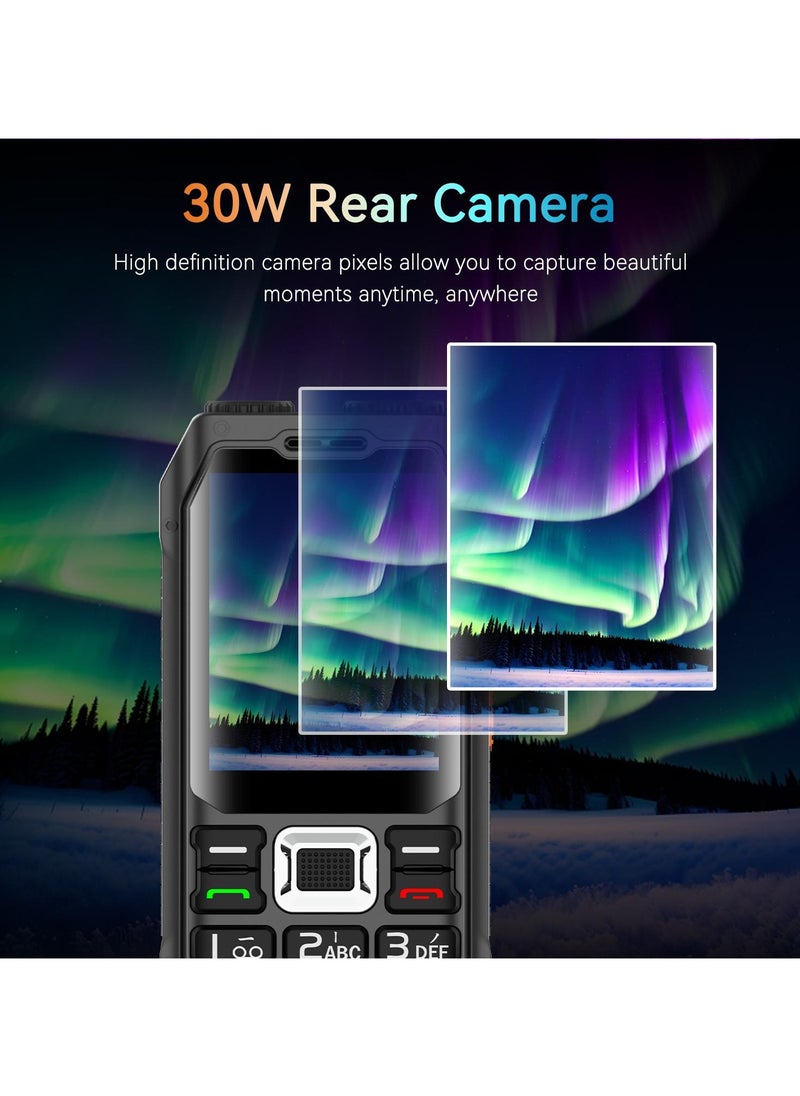 Hope - Hope 10000mAh Rugged Mobile Phone with Triple SIM Support, Ultra-Durable Waterproof Cell Phone with Long-Lasting Battery, Built-In Power Bank, and Flashlight - Image 1