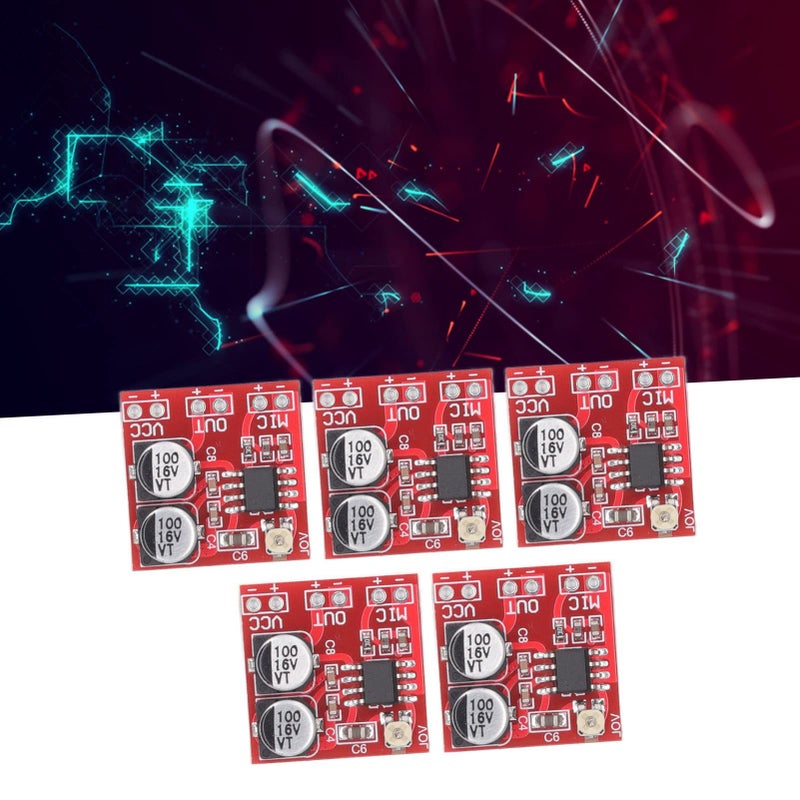 LM386 Microphone Preamplifier Module 5 Pack 20 200x Gain DC4V 12V - Image 5