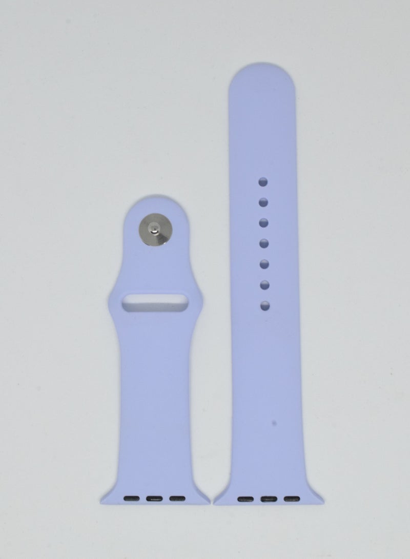 BORTONY Universal 42/44mm Silicone Replacement Watch Strap For Apple Series 6/5/4 - Image 2