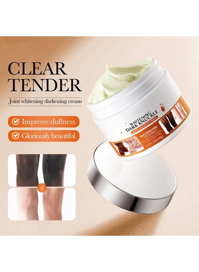 paminify 5.2oz Dark Knuckle Whitening Cream,Skin Body Bleaching For Dark Knees and Elbows,Moisturizing Strong Joint Whitening Cream for Clavicle,Neck,Niacinamide Vitamin C Dark Spot Corrector Remover - Image 2