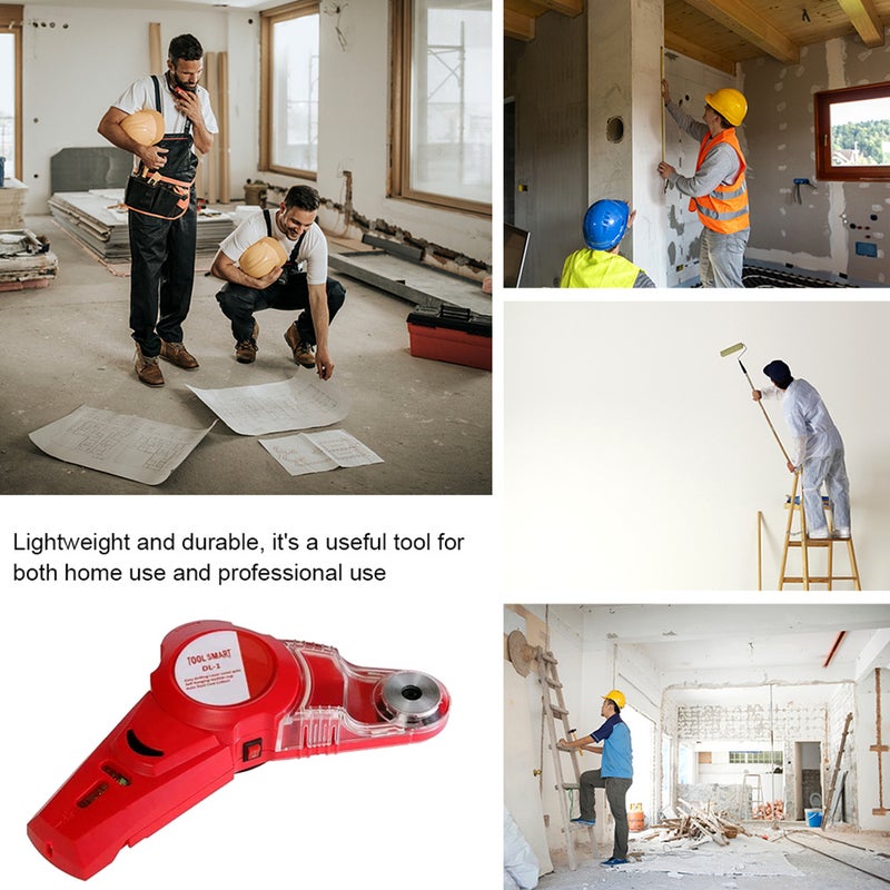 Portable Detachable Collector 2 In 1 Wall Electric Drilling Collector Catcher Horizontal Line Locator with Spirit-Bubble Easy Aligning Simple Attachment to the Wall - Image 2