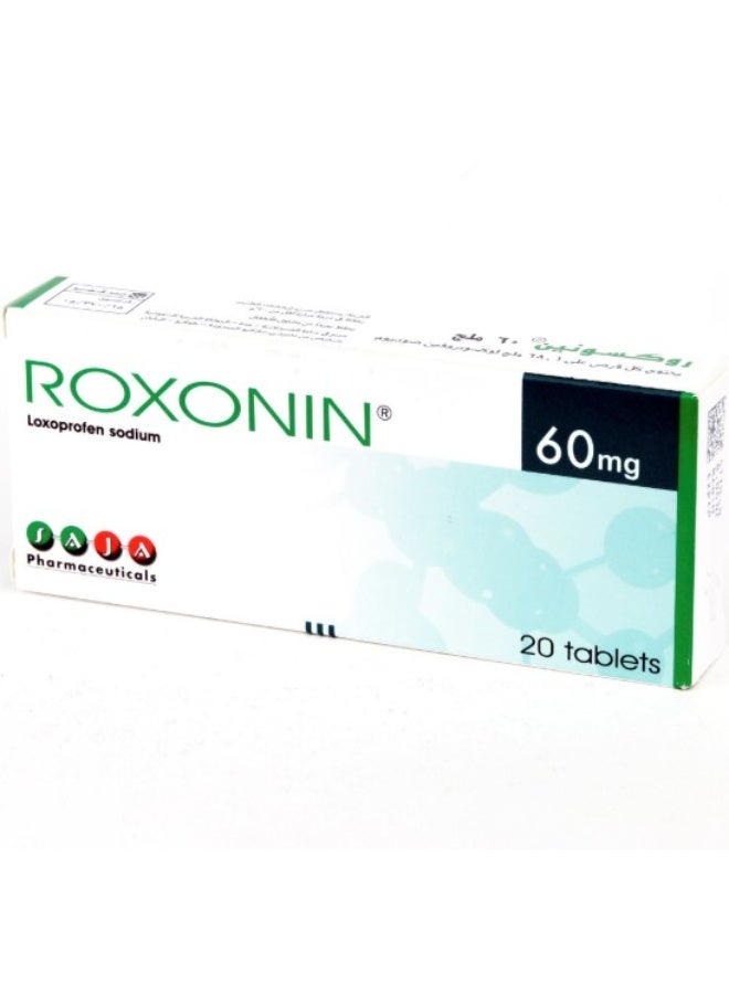 60mg Tablets For Pain Relief - 20 No's