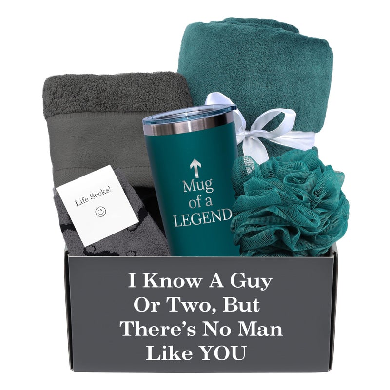 GOLDMUS Men Gift Set  Outstanding Birthday Gifts for Men  Popular Gift Sets for Man  Gifts Box for Man Unique Valentines Gifts for Boyfriend  Husband Premium Gift Baskets for for Him Dad