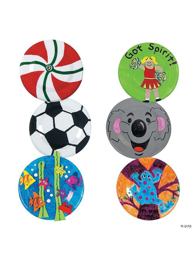 Fun Express Diy Plastic Flying Disks Set Of 24 Party Favors And Crafts For Kids - Image 3