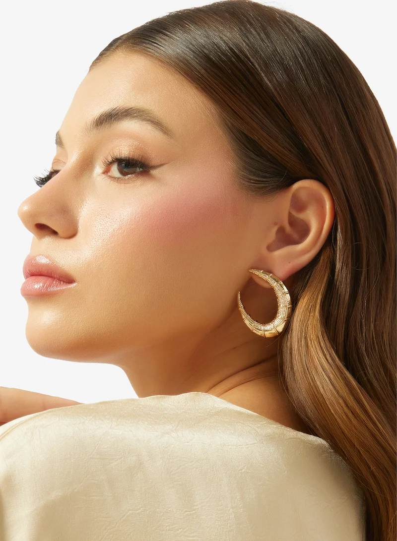 ELLA Gold Hoop Earrings