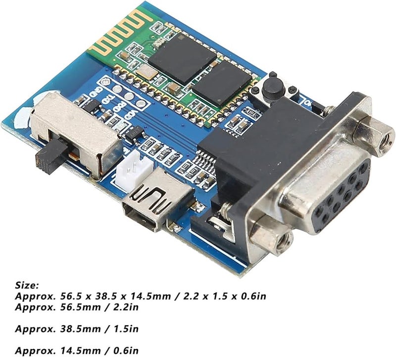 Garosa Wireless RS232 Serial Port Adapter with Bluetooth for DOS Systems 15M Range - Image 3