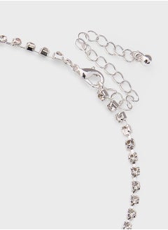 Ella Limited Edition Diamante Necklace & Drop Earrings Set  - Image 3