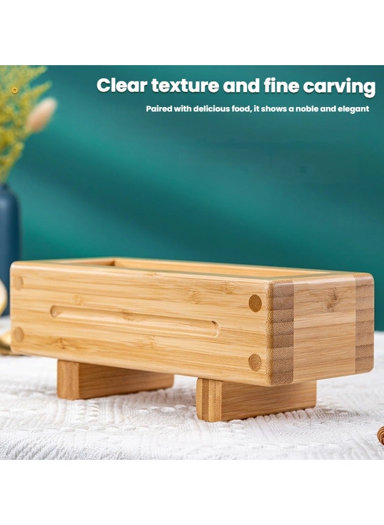 general Mille-feuille Sushi Mold Cooking Flat Pressed Wooden Utensils Roller Shutters Mille-feuille Sushi Tools Bamboo Pressed Rice Mold - Image 3