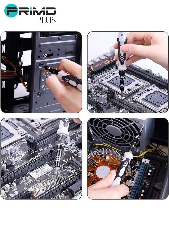 PRIMO PLUS 115 in 1 Magnetic Precision Screwdriver Set Black 15.7 x 5.2 x 9cm - Image 4