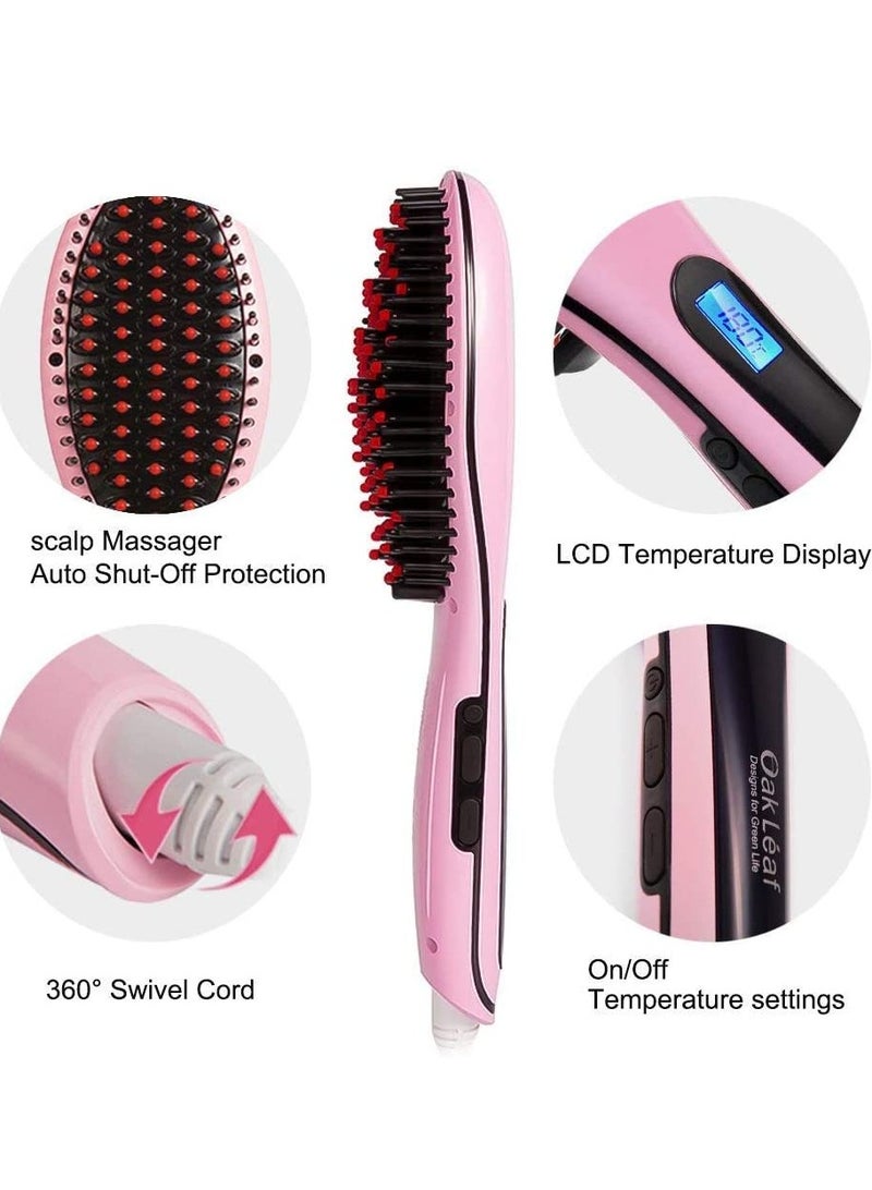 LCD Display Hair Brush Fast Hair Straightener Comb Hair Electric Brush Comb Irons Auto Straight Hair Comb Brush - Image 5