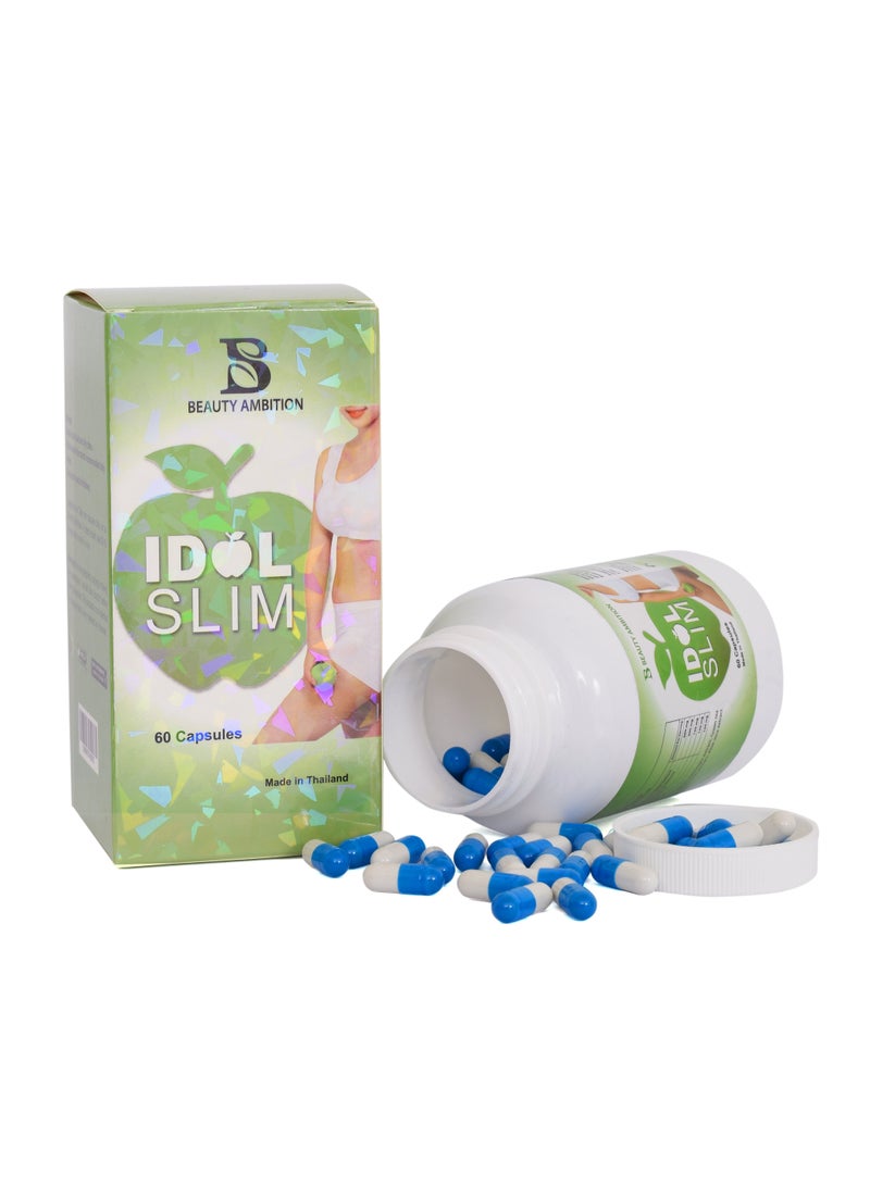 BEAUTY AMBITION Body Slim Capsules, Effective Weight Loss Supplements, Powerful Fat Burning and Appetite Suppression for Your Diet Journey., 60 Capsules  - Image 2