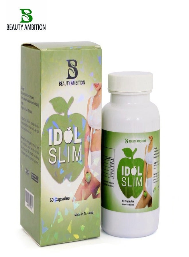 BEAUTY AMBITION Body Slim Capsules, Effective Weight Loss Supplements, Powerful Fat Burning and Appetite Suppression for Your Diet Journey., 60 Capsules  - Image 1