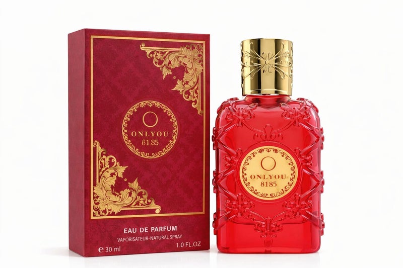 Perfume Collection No. 8185 Eau De Parfum 30ML – Luxury Unisex Oriental Perfume with Amber, Saffron & Jasmine Notes
