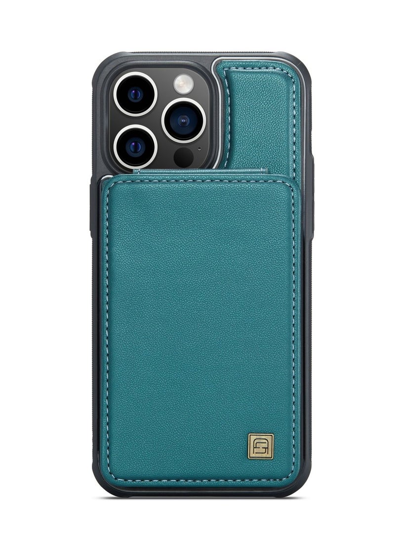 Suteni Back Cover Card Slots Leather Phone Case for iPhone - Image 1