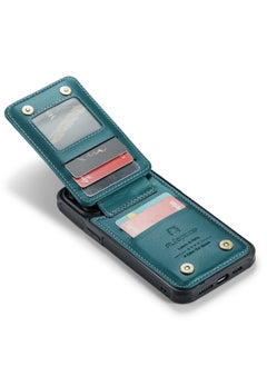 Suteni Back Cover Card Slots Leather Phone Case for iPhone  - Image 3