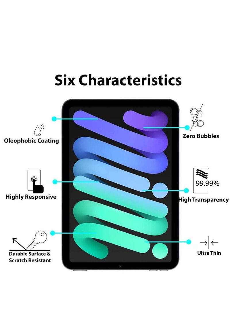 BORTONY Screen Protector Tempered Glass For iPad Mini 2021 6th Generation 8.3-Inch - Image 3