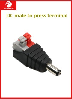 10 PCS 5.5mm x 2.1mm DC Power Male Jack to 2 Conductor Press type Connector for LED Light Controller - pzsku/Z9F5031EA291E37DE4F78Z/45/_/1730275271/841ac7f1-b66c-4059-934a-26f0c763f794