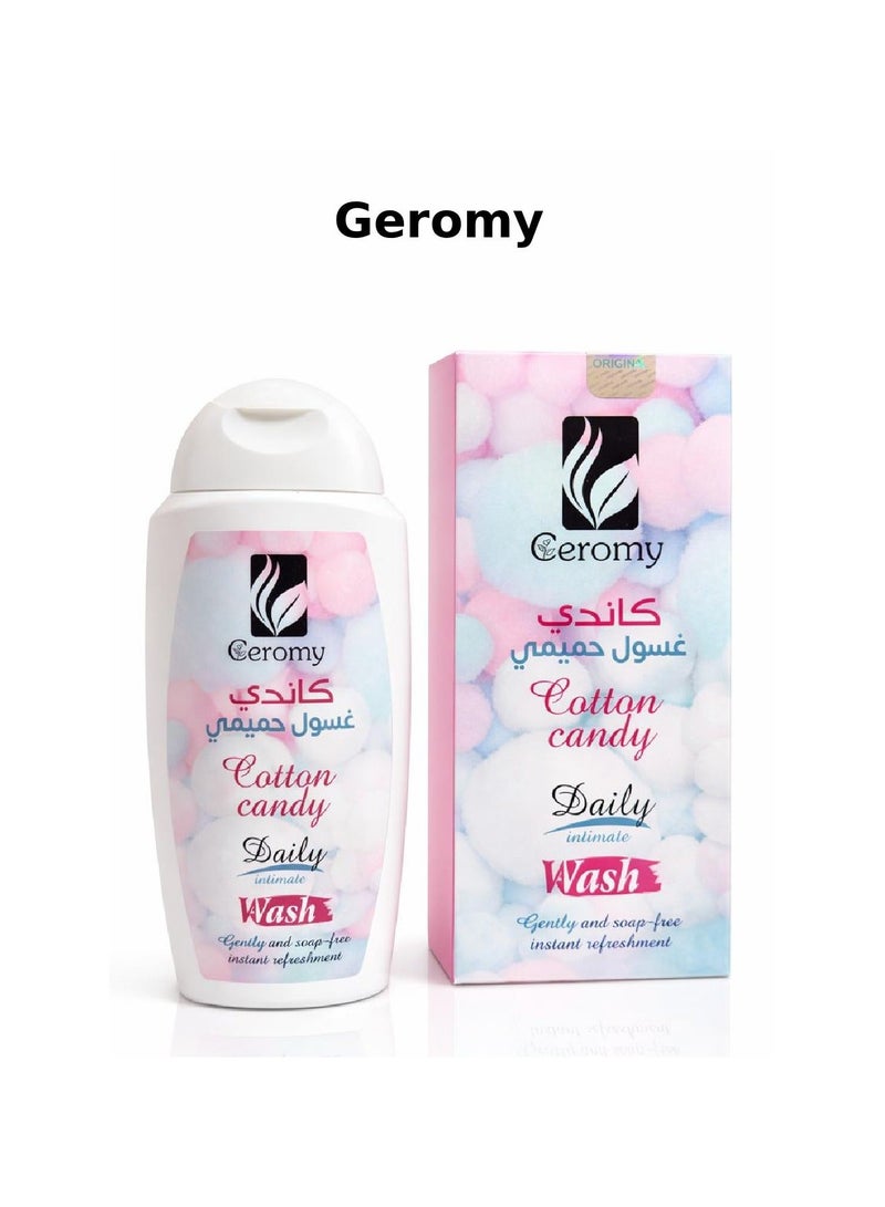 Geromy Cotton Candy Intimate Daily Wash - Soap-Free Gentle Cleanser for Instant Refreshment - Image 1