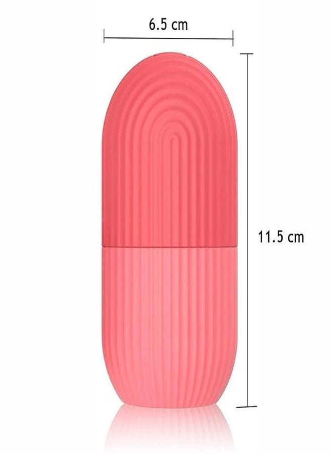 JANC ENTERPRISE Silicone Facial Ice Roller Face Ice Roller for Men & Women Ice Cube Roller for Glowing Skin and Puffy Eyes Brightening Skin Removing Puffiness Skin (pack of 1) - Image 2
