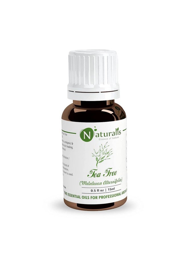 Naturalis Naturalis Tea Tree Oil for Hair, Acne, Pimples and Scar - Pure and No Dilution Tea Tree Oil - No Solvents - Ideal for Aromatherapy - 15ml  - Image 2