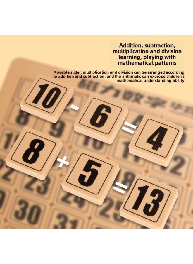 Loquat Huarong Road Sliding Puzzle Digital Special Primary School Students Hualong Three Kingdoms Children's Educational Toys Competition Magnetic Number HB-Color:【super Value 5 Pieces】 4+5+6+7+8 Level Mag - Image 5