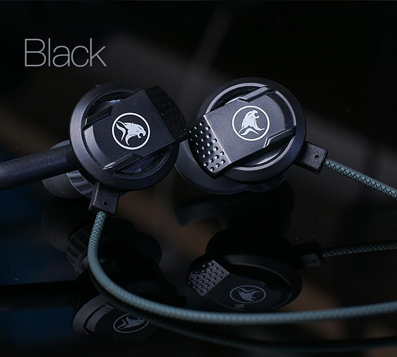 DLAND Wired Gaming Headset with Detachable Microphone - 10mm HD Sound for PS4/Xbox/PC/Switch/Mobile, Lightweight Earbuds with Noise Reduction & 2 Pairs of Spare Ear Tips (Black) - Image 3