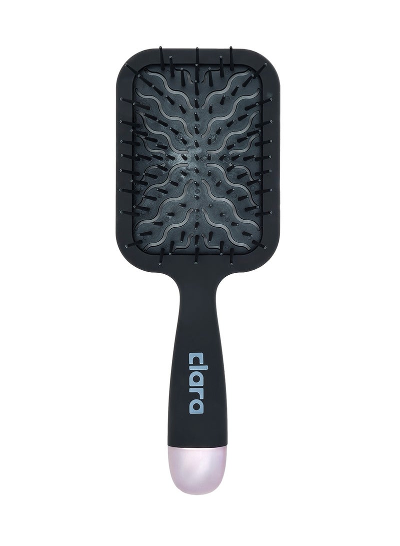 Clara Wide Paddle Hair Brush – Detangling & Blow Dry Styling Brush for All Hair Types – Anti-Breakage Smoothing Brush - Image 2