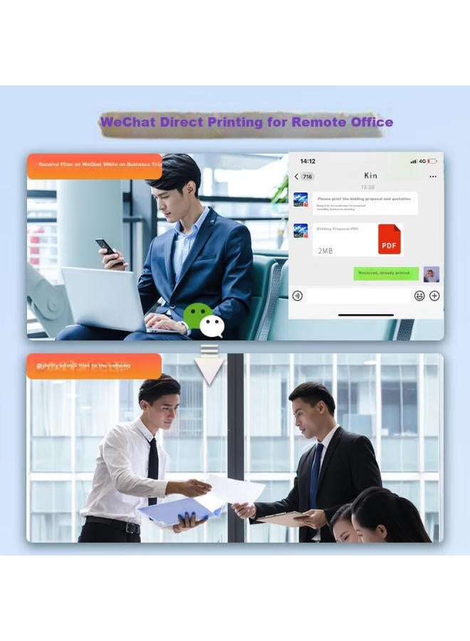ديلي Deli M2500adw طابعة مكتبية بالأبيض والأسود 3 في 1 A4، ناسخة، ماسحة ضوئية، آلة متكاملة، لاسلكية للمنزل، طابعة ليزرية ثنائية الاتجاه تلقائية - Image 4