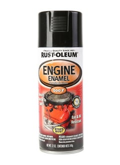 RUST-OLEUM Ceramic Engine Enamel (354.8 ml, Gloss Black) 