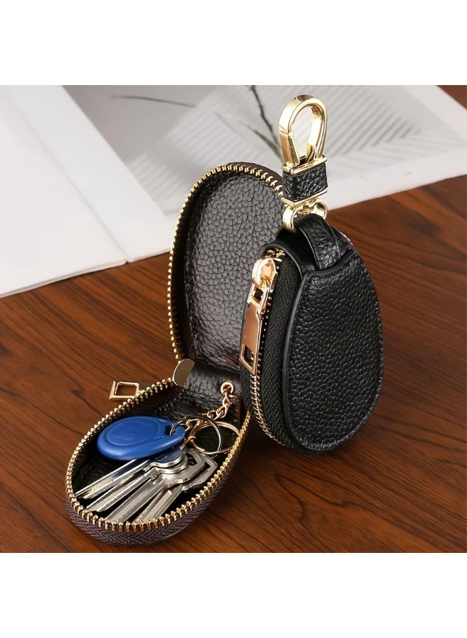 Goolsky Mini Minimalist Solid Color Car Keys Storage Bag, Lightweight Versatile Wallet For Women, Versatile Simple Purse - Image 3