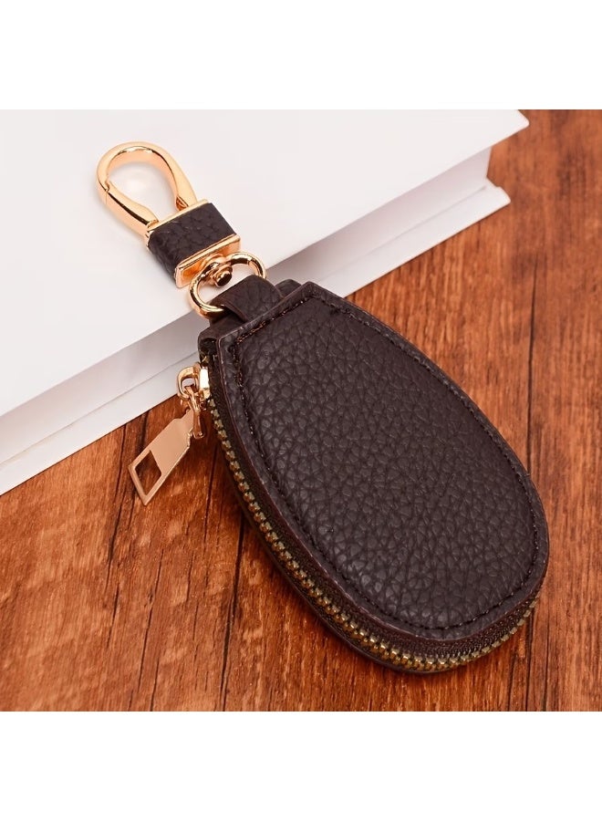 Goolsky Mini Minimalist Solid Color Car Keys Storage Bag, Lightweight Versatile Wallet For Women, Versatile Simple Purse - Image 5