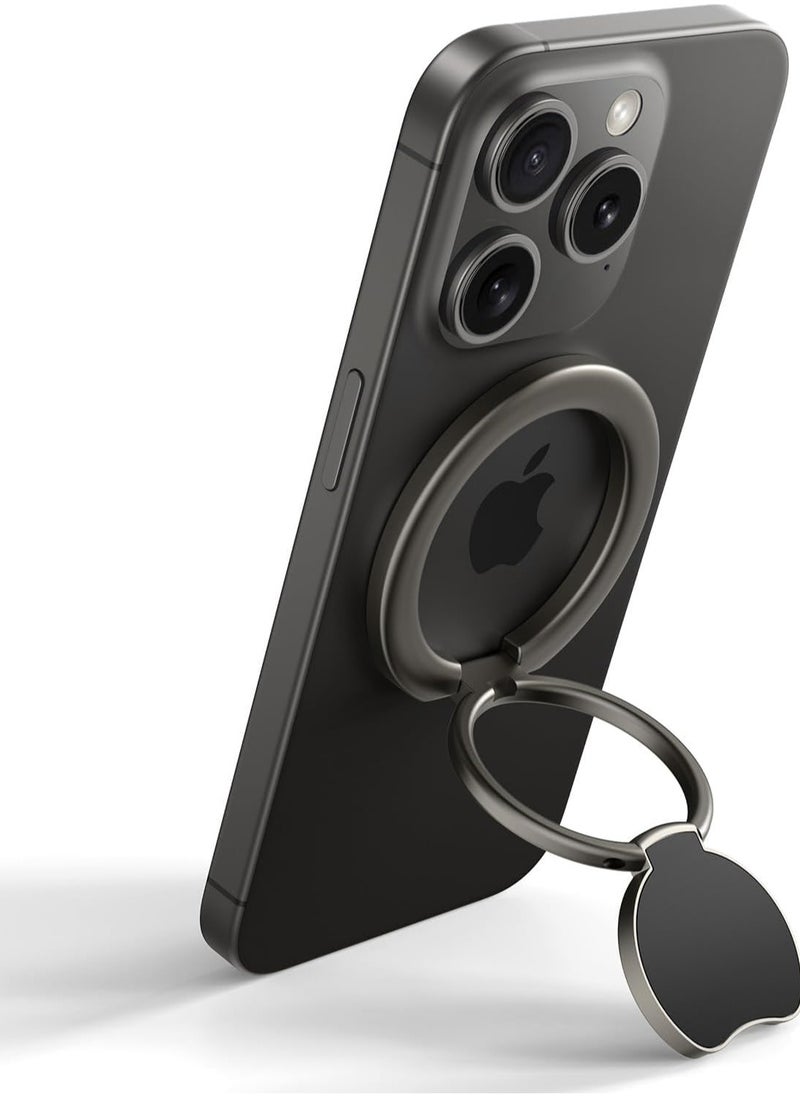 erorex Magnetic Phone Ring Holder For Mag Safe Magnetic Phone Ring Stand Finger Grip With Two Sided Adjustable Magnetic Compatible For Iphone Ipad And Smartphones Compatible With Magnetic Car Mount  - Image 1