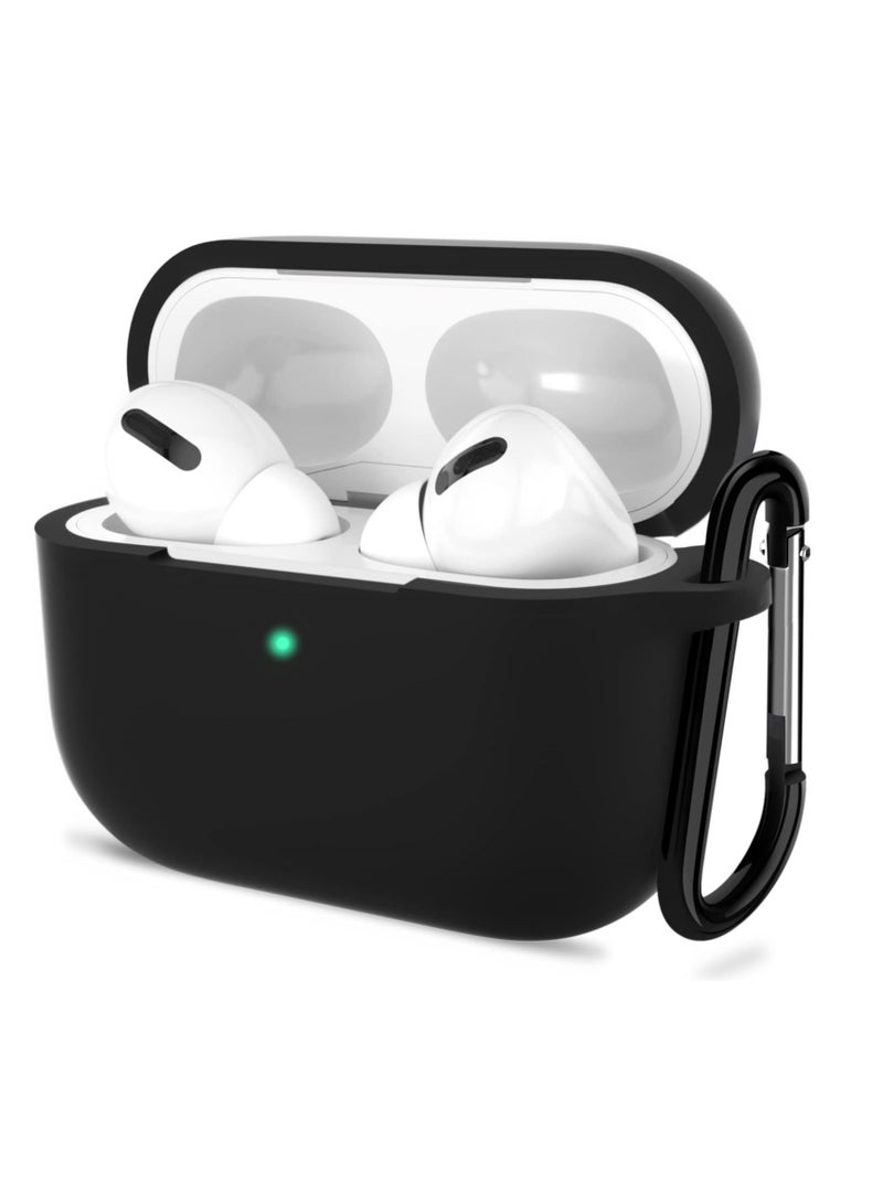 for AirPods Pro 2  Case Cover - Full Body Protective Silicone Case Compatible with New Apple AirPods Pro 2nd Generation Case, Shockproof Black. - Image 1