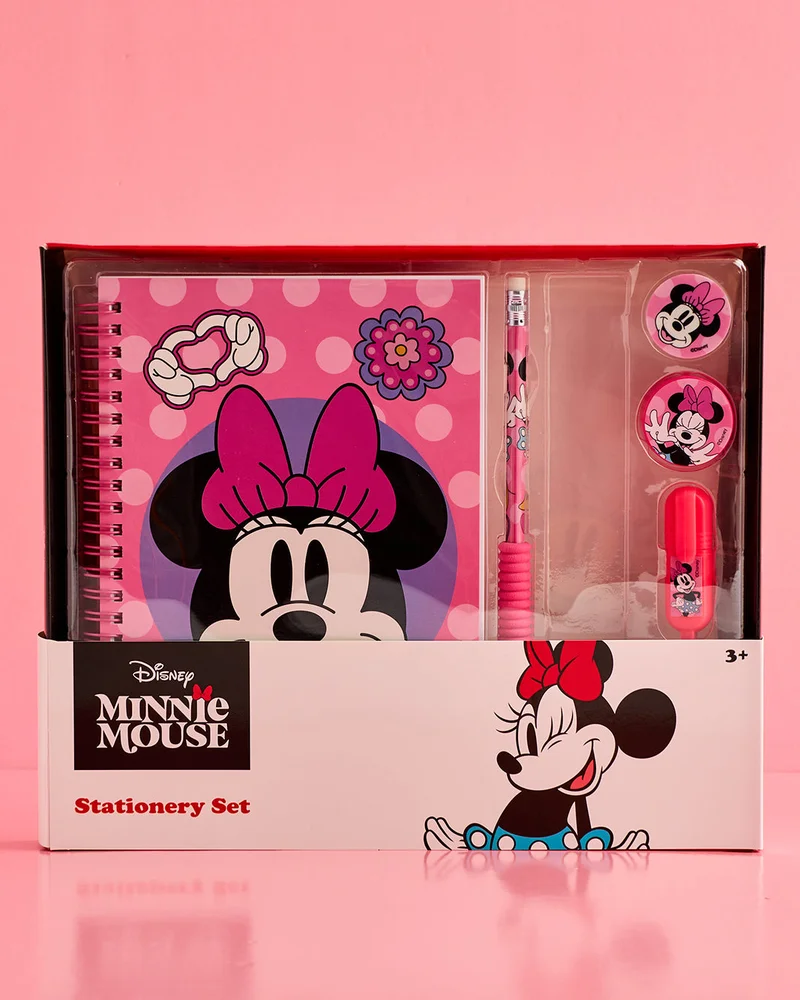 REDTAG Pink Minnie Mouse Stationery Set