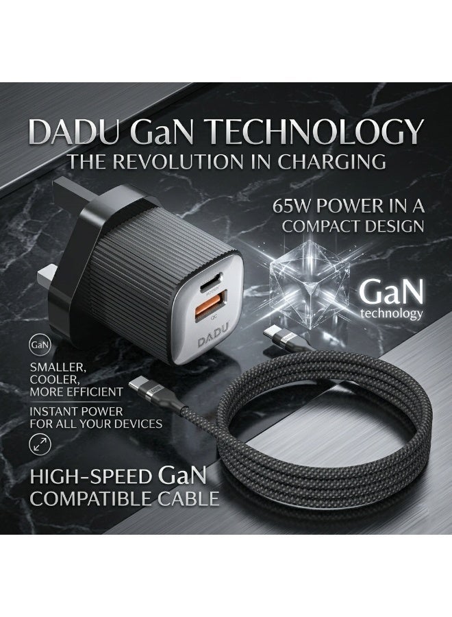 DADU GaN 25W Fast Charger DC 369 with PD + QC USB-C Fast Charging Technology, European Travel UK Plug Adapter, Single USB-C Port for Maximum Speed, Compatible with iPhone 17, 16, 15, 14, 13, 12 Series & All Android Devices (Without Cable) - Image 5