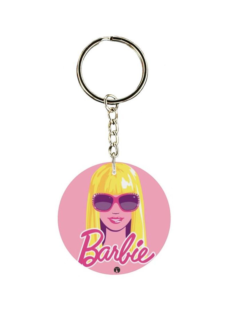 RKN Barbie Printed Single Sided Keychain