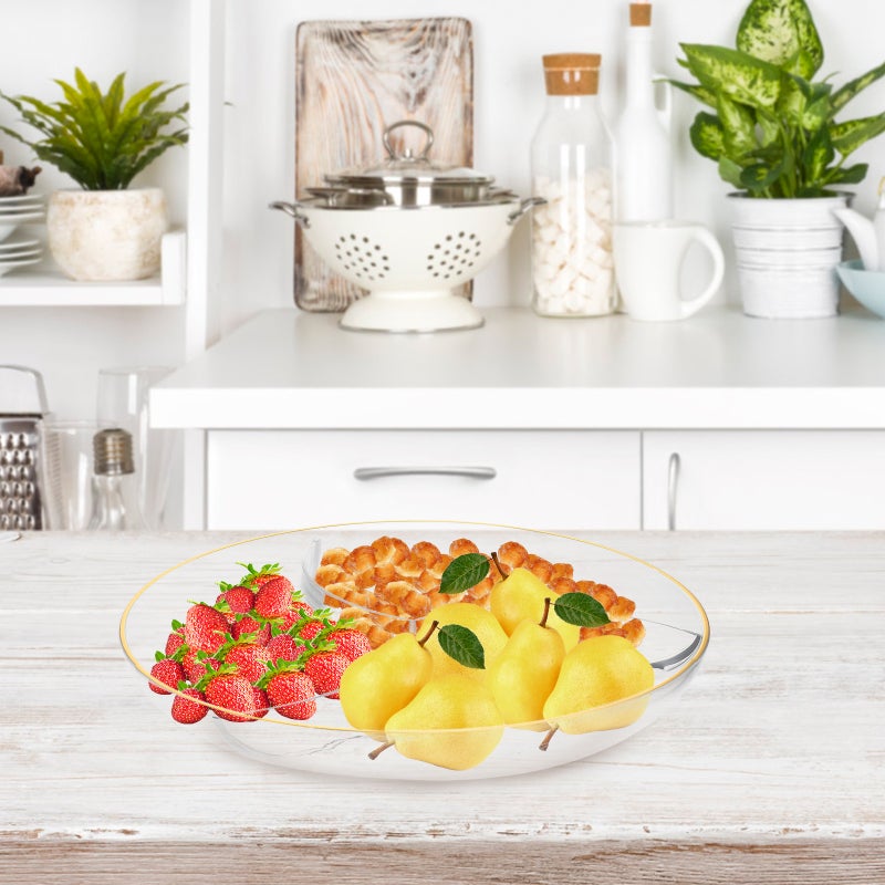 🍳 صينية بلاستيكية متعددة الاستخدامات للفواكه والحلويات متينة للاستخدام المنزلي - Image 4