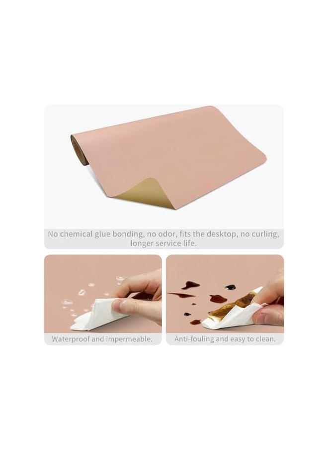 AMGREEN - LSVUQED Large Gaming Mouse Pad with Stitched Edges, Double-Sided Solid Color Desk Mat, Extended XL Mouse Pad with Available on Both Sides, Cool Desk Pad for Keyboard and Mouse, 80 * 30CM. - Image 1