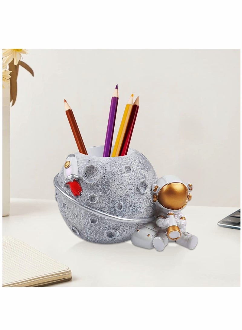 KASTWAVE Pencil Pen Holder, for Kids Astronaut Pen Organizer Fairy Figure Pen Holder, for Desk Decoration, Back to School Gift, for Kids - Image 3