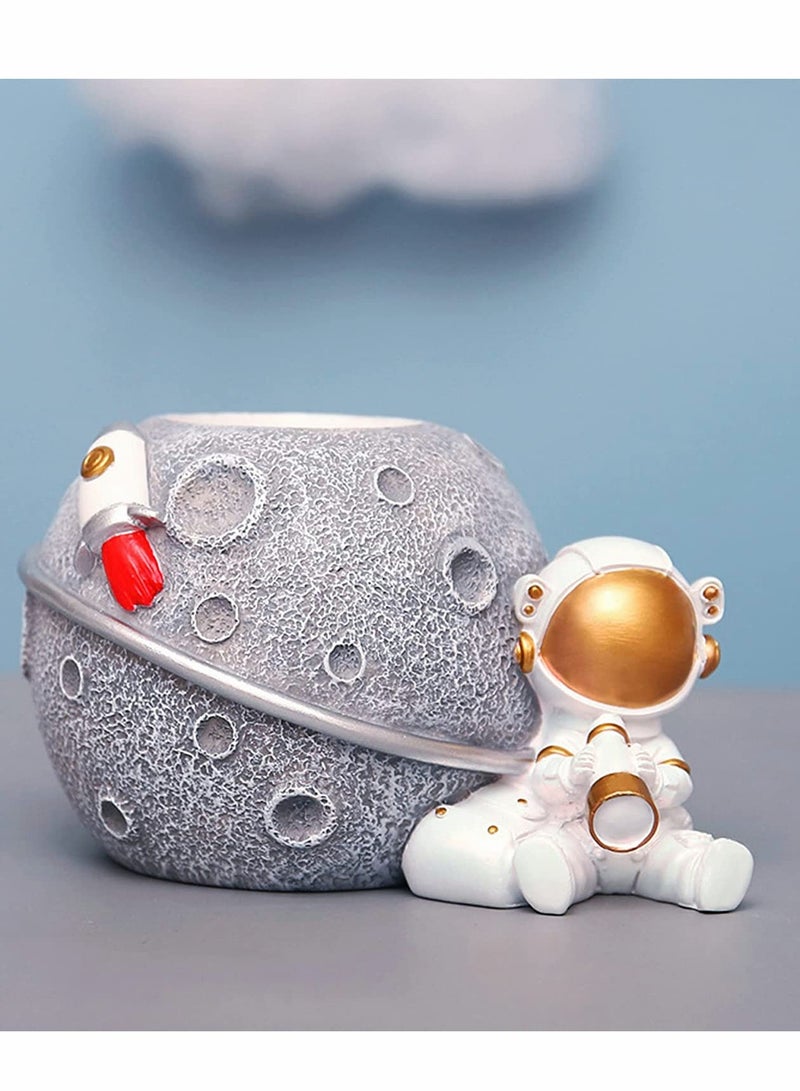 KASTWAVE Pencil Pen Holder, for Kids Astronaut Pen Organizer Fairy Figure Pen Holder, for Desk Decoration, Back to School Gift, for Kids - Image 4