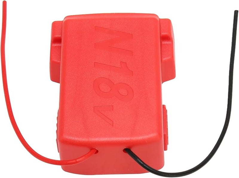 Black 18V Lithium Battery Adapter Dock Power Connector with Wires Compact Portable - Image 4