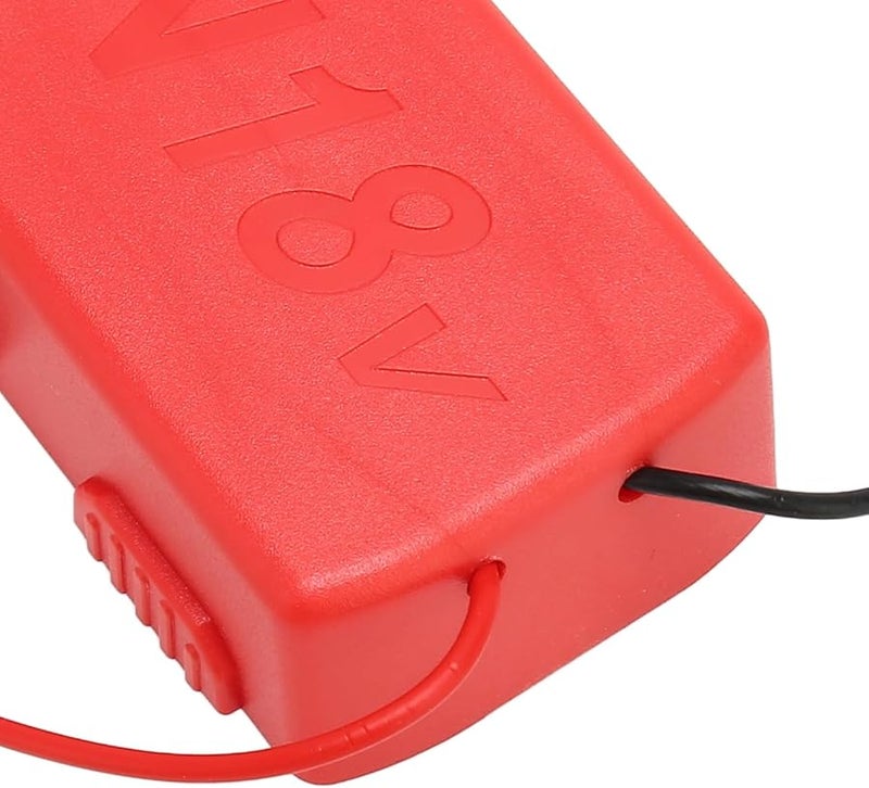 Black 18V Lithium Battery Adapter Dock Power Connector with Wires Compact Portable - Image 5