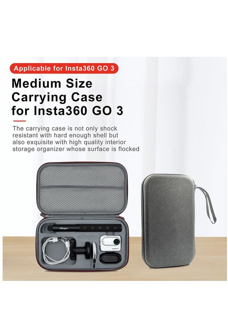 Generic Carrying Case for Insta360 GO 3 Action Storage Bag Large Size Protective Case Compatible for Insta360 GO 3 Action Camera Accessories  - Image 1