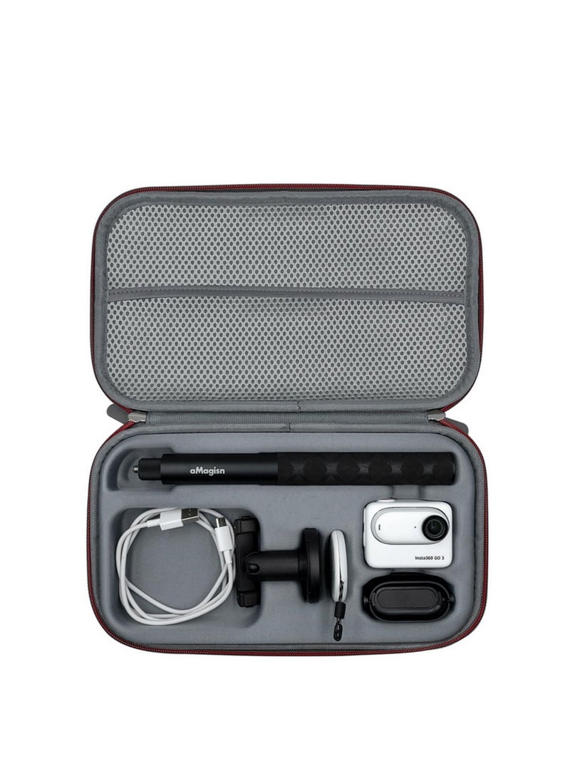 Generic Carrying Case for Insta360 GO 3 Action Storage Bag Large Size Protective Case Compatible for Insta360 GO 3 Action Camera Accessories  - Image 3