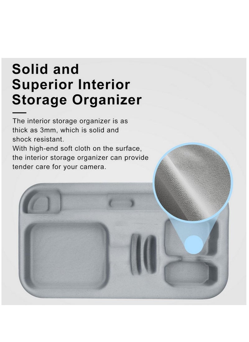 Generic Carrying Case for Insta360 GO 3 Action Storage Bag Large Size Protective Case Compatible for Insta360 GO 3 Action Camera Accessories  - Image 4