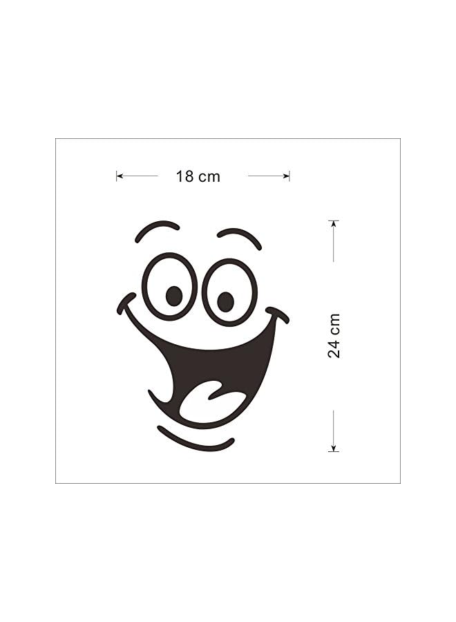 Zaboon Diy Home Decor Stickers Smile Bathroom Toilet Stickers Decorative Wall Stickers - Image 2